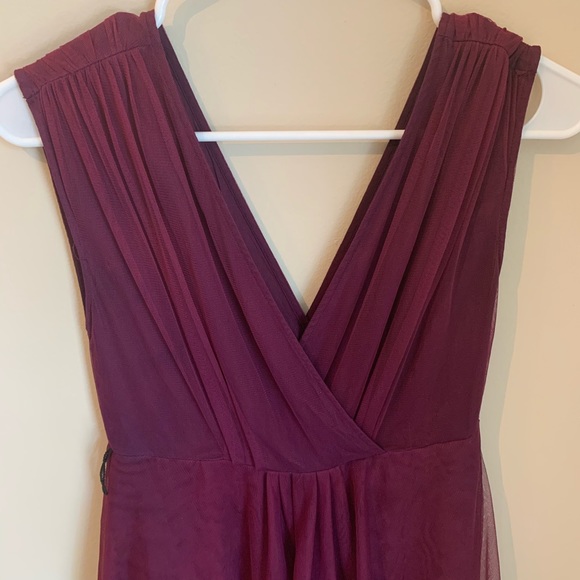 Anthropologie Mouilnette Souers Purple Tulle Dress - Picture 3 of 8